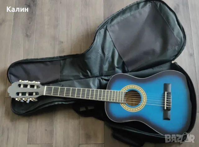 Класическа китара Pasadena CG161 Blue Burst - размер 1/2 + аксесоари