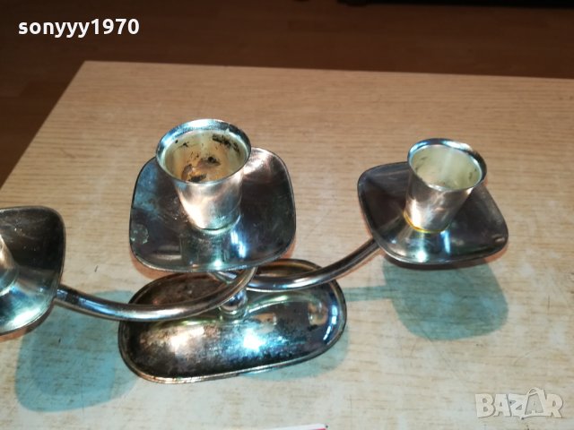 КРАСИВ СВЕЩНИК ОТ ГЕРМАНИЯ 0802221902, снимка 5 - Антикварни и старинни предмети - 35720989