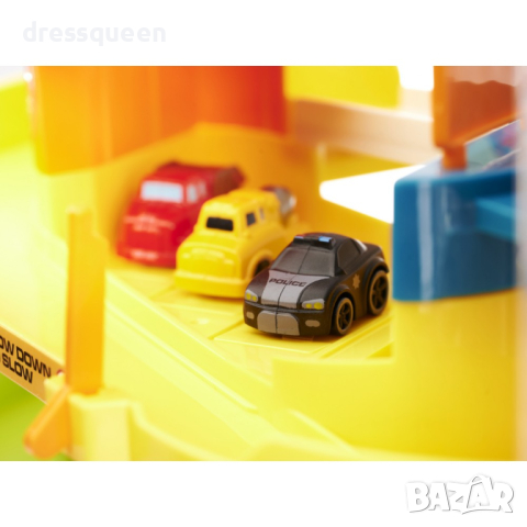 4152 Детска играчка писта на 5 нива с електрически асансьор и 6бр. колички, снимка 12 - Коли, камиони, мотори, писти - 44597495