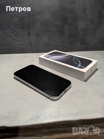 КАТО ЧИСТО НОВ Iphone 16 Pro White Titanium, снимка 5 - Apple iPhone - 53563320