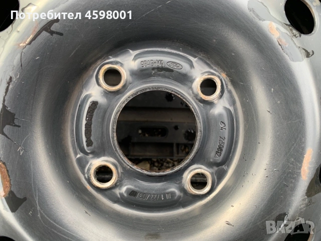 4бр.Оригинални джанти 15цола 4x108 ET52.5 за Ford Fiesta,Focus,Fusion,Ka, снимка 12 - Гуми и джанти - 53037537