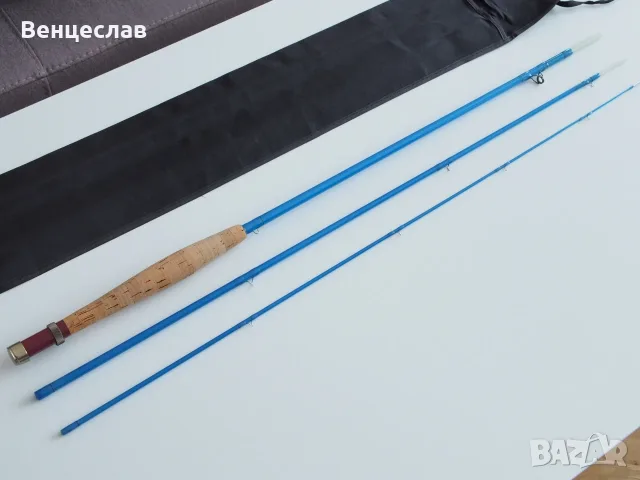 Фибростъклена мухарска въдица 7' #3, снимка 2 - Въдици - 55881910