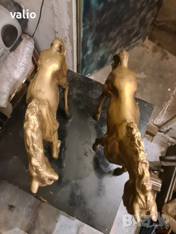 Статуетки на големи бронзови коне Авторски , снимка 4 - Антикварни и старинни предмети - 50556237