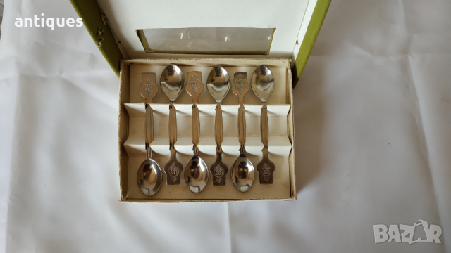 Чисто нови лъжици за кафе и чай - 6 бр. - от СОЦ-а, снимка 2 - Сервизи - 36345876