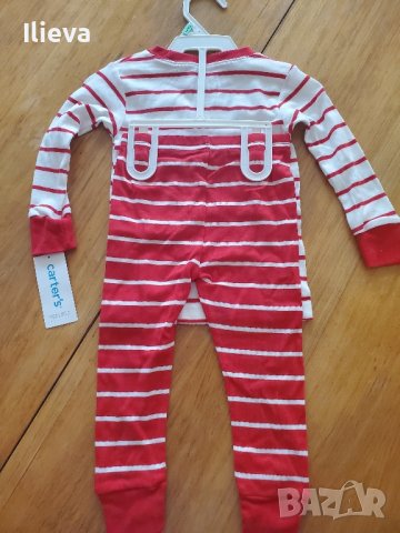 Детски памучни пижами, снимка 2 - Бебешки пижами - 41703378