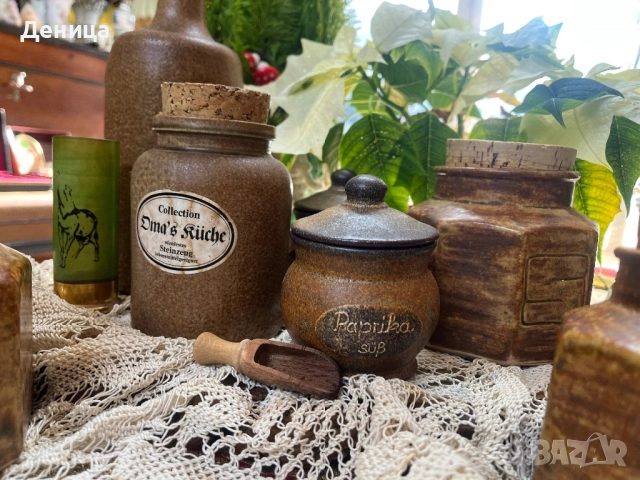 Керамични съдчета за съхранение Бутилка-22 см Цена-13 лв /6.65€  , снимка 2 - Кутии за храна - 52942063