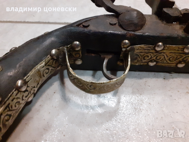 Красив кремъчен пистолет,пищов,оръжие, снимка 3 - Колекции - 36086452