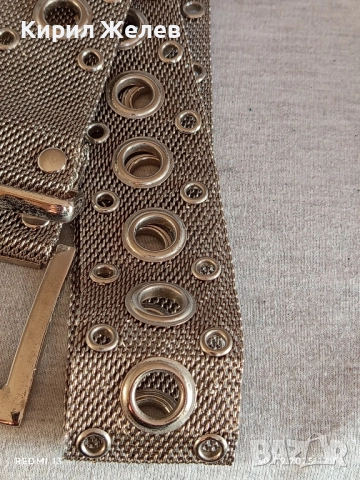 Винтидж метален колан с капси много красив стилен дизайн 30553, снимка 3 - Колани - 51894216