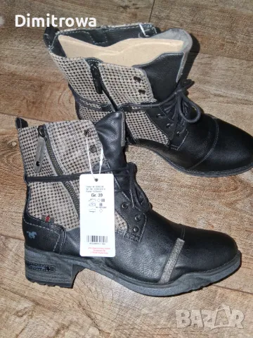 Намалена цена  26лв н.39 MUSTANG дамски боти, снимка 3 - Дамски боти - 48557896