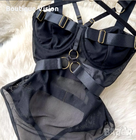 Ново! Секси боди налично в черен цвят, размер С, снимка 7 - Бельо - 51880404