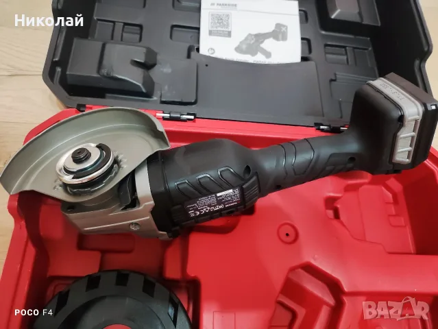 Акумулаторен ъглошлайф Parkside PWSAP 20-Li G7, снимка 4 - Ъглошлайфи - 55909598