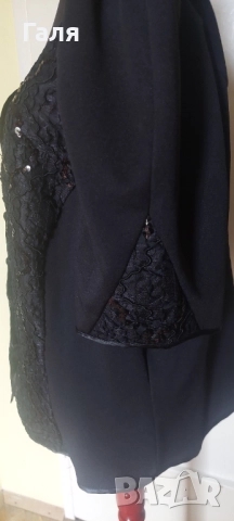 Късо сако с пайет/блуза , снимка 6 - Сака - 52200421