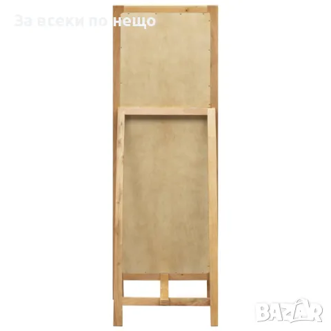 Свободностоящо огледало, 48x46,5x150 см, дъб масив, снимка 4 - Огледала - 47722967