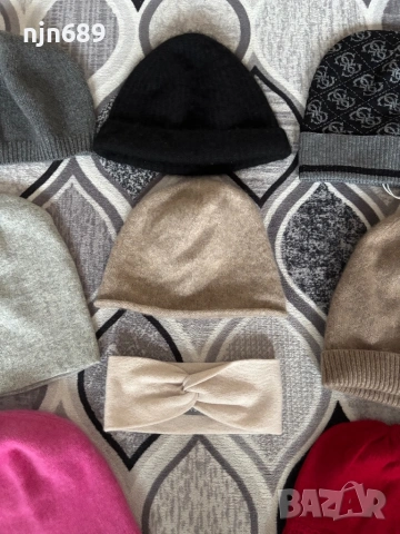 Шапки от 100% кашмир, снимка 3 - Шапки - 52989721
