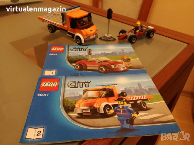 Конструктор Лего - Lego Town 60017 - Пътна помощ, снимка 8 - Конструктори - 42136541