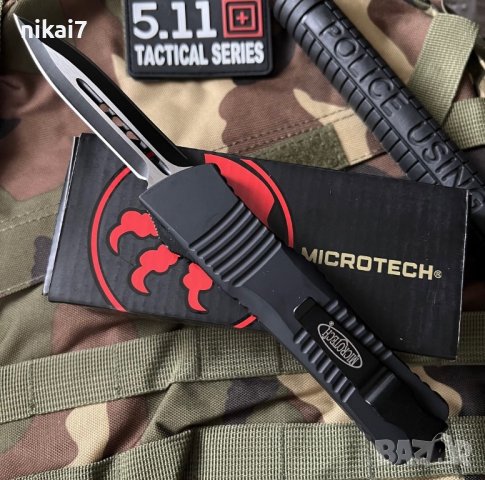 автоматичен нож мега здрав Tactical Microtech за оцеляване самозащита, снимка 6 - Ножове - 42118058