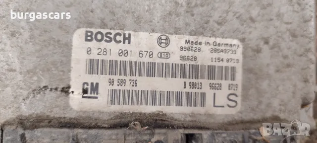 Компютър двигател 0 281 001 670/ 90 589 736 Opel Аstra G 1.7TD - 80лв, снимка 2 - Части - 47278668