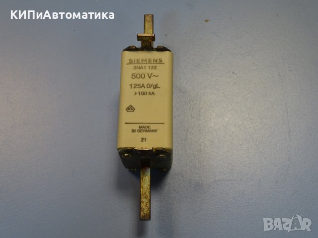 предпазител Seimens 3NA1 122 Fuse 500V, снимка 3 - Резервни части за машини - 42539917