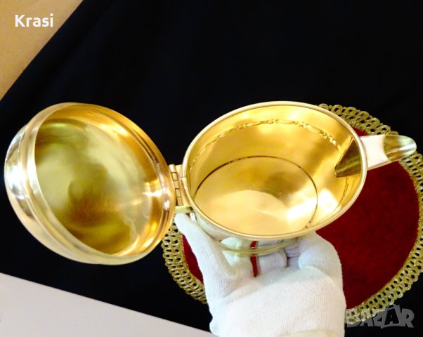 Месингова кана,чайник 1 л. , снимка 5 - Антикварни и старинни предмети - 41322495