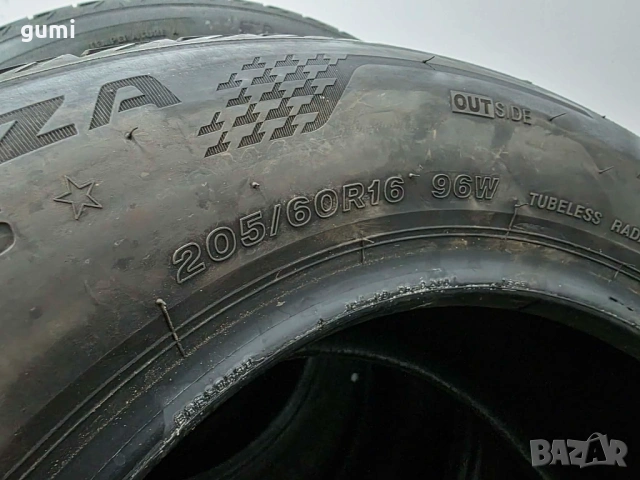 4бр летни гуми 205/60/16 BRIDGESTONE L05118 , снимка 5 - Гуми и джанти - 53807901