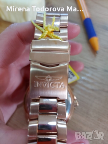 INVICTA Мъжки часовник Автоматичен, Модел 7111 розово злато, снимка 7 - Мъжки - 36070612