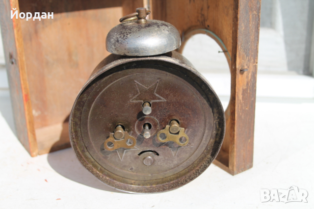 Настолен немски часовник будилник, снимка 8 - Антикварни и старинни предмети - 44515766
