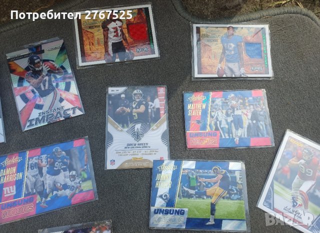 ЛОТ ПАНИНИ Panini Карти Американски футбол NFL NFLPA, снимка 3 - Колекции - 42651602