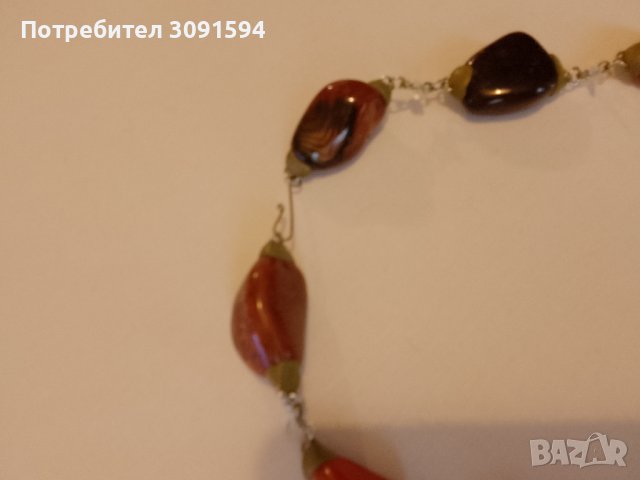 Дамска огърлица от ахат, снимка 4 - Антикварни и старинни предмети - 41191236