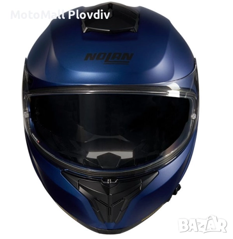 Каска Nolan N80-8 Classico Nobile N-Com 313 Deep Blue – МАТ ECE 22.06, снимка 4 - Аксесоари и консумативи - 51892442