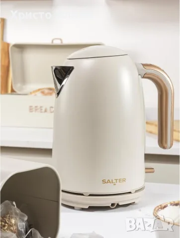 Електрическа кана за вода Salter Pebble 1.7 л Мощна, снимка 2 - Кани - 56068429