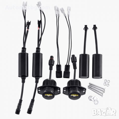 Ангелски очи Automat, Диод Angel Eyes BMW E90, E91, 20W, Алуминий, 2бр, снимка 4 - Аксесоари и консумативи - 35795345
