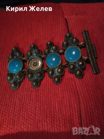 ЧАСТ от СТАРА БРОНЗОВА ЕТНОГРАФСКИ СТИЛ ГРИВНА 24919