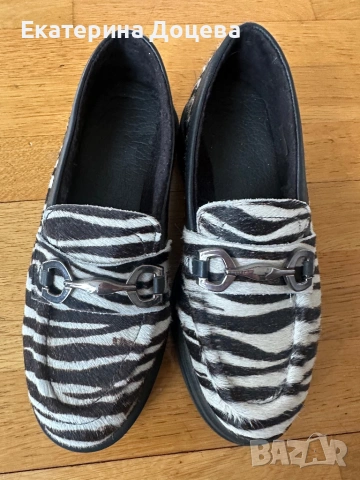 Обувки с косъм и пух отвътре, снимка 4 - Дамски ежедневни обувки - 53507005