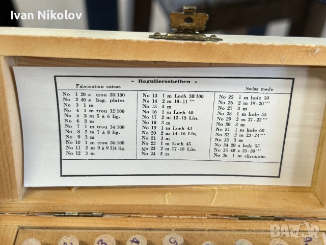 Bergeon Platax 2677 часовникарски дзамбалък!, снимка 8 - Други - 52643985