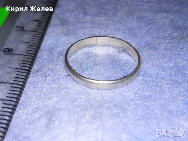 Стара сребърна фина халка пръстен висока проба сребро майсторска изработка 38271, снимка 10 - Антикварни и старинни предмети - 40935129