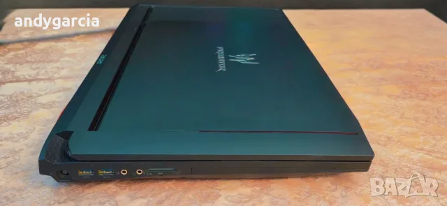 Acer Predator 17X/Core i7-7820HK/NVIDIA GeForce GTX 1080 8GB/16GB RAM/256GB SSD+1TB/17.3 UltraHD 4K, снимка 4 - Лаптопи за игри - 56084605