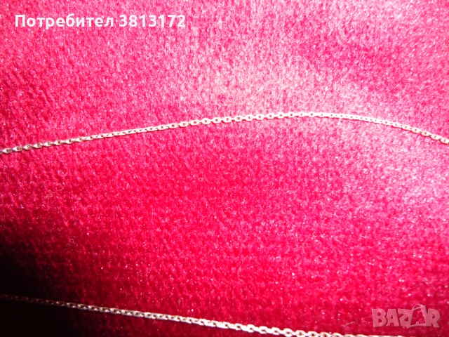 сребърен синджир, снимка 2 - Колиета, медальони, синджири - 50326059