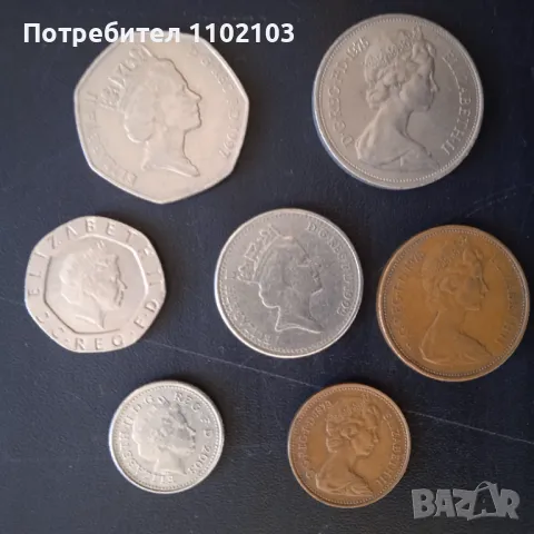 Монети Англия 3, снимка 2 - Нумизматика и бонистика - 50068998