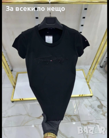 Tommy Hilfiger Дамска Тениска👚Дамска Блуза С Къс Ръкав - Различни Цветове Код Bal Style23, снимка 4 - Тениски - 53658059