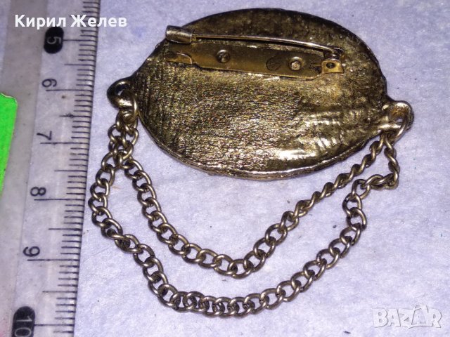 ЛИСТОВИДНА ВИНТИДЖ - АРТ БРОШКА от НЕРЪЖДАЕМА БЛАГОРОДНА СТОМАНА с КРИСТАЛИ 38630, снимка 5 - Други - 41649161