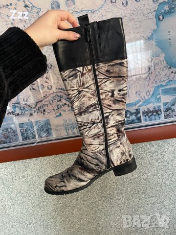 Дамски ботуши естествена кожа, снимка 4 - Дамски ботуши - 35680409