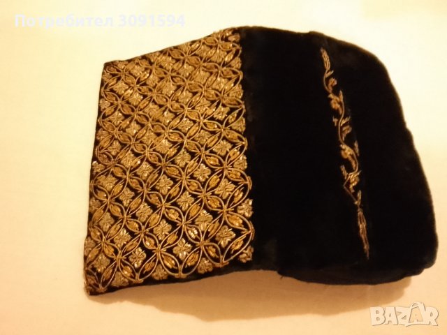 РЯДКА Винтидж чанта,портмоне със златна сърма , снимка 2 - Други ценни предмети - 41589974