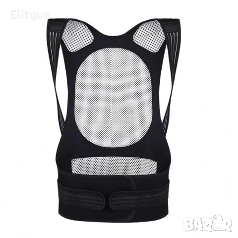 Жилетка с турмалинови магнити, Функция за корекция на стойката, Регулируема, снимка 3 - Спортна екипировка - 52902224