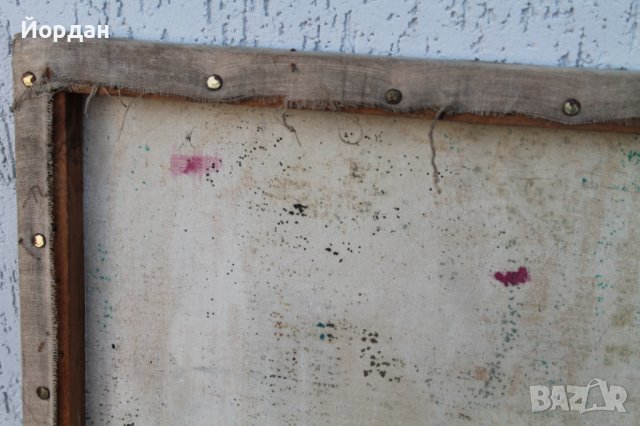 Стара маслена картина /масло-платно/, снимка 11 - Картини - 38628961