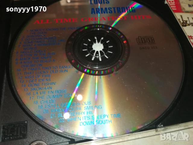 LOUIS ARMSTRONG CD 0808250950, снимка 15 - CD дискове - 51294124
