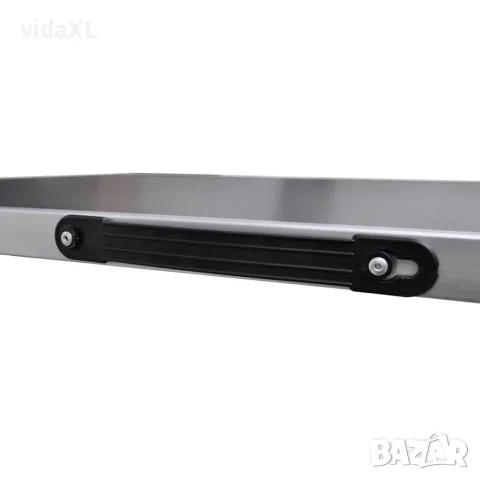 vidaXL Сгъваема маса с регулируема височина, 3 бр, снимка 3 - Маси - 56146031