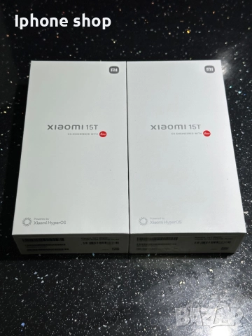 Чисто НОВИ! Xiaomi 15 T Black 256GB 12GB Ram