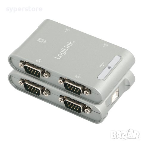 Преобразувател USB to 4xSERIAL DB9M Logilink SS300805