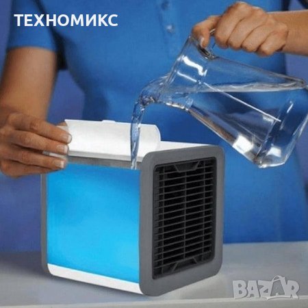 
Преносим охладител за въздух с вода с 7 цветна LED светлина 
, снимка 7 - Климатици - 41495249