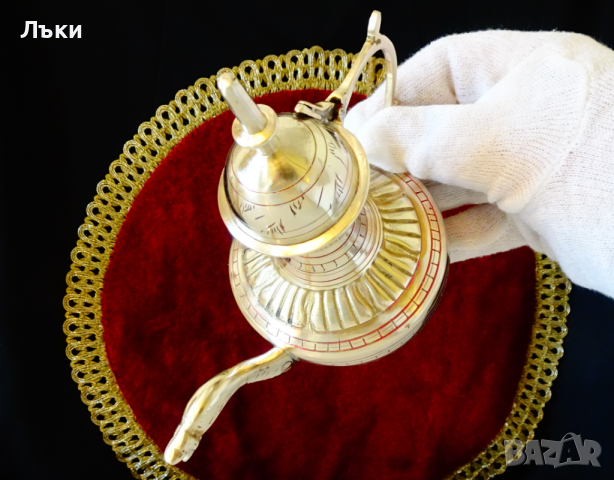 Бронзова кана Лебед,клетъчен емайл. , снимка 6 - Антикварни и старинни предмети - 36302603